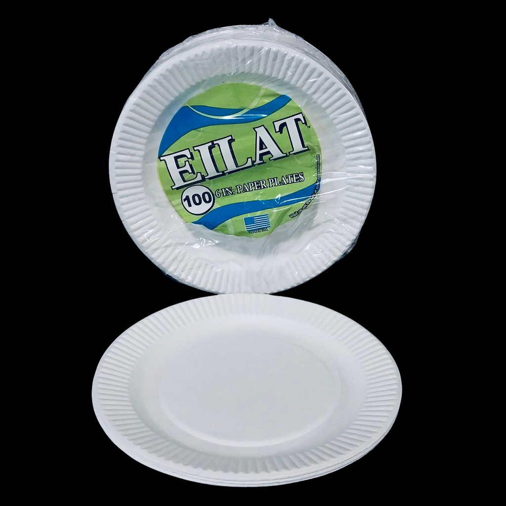 Paper plate 6" 1000/cs