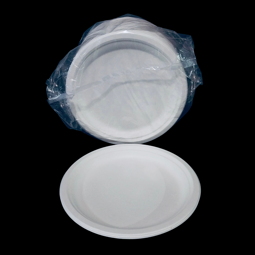 Bagasse plate 9" 500/cs