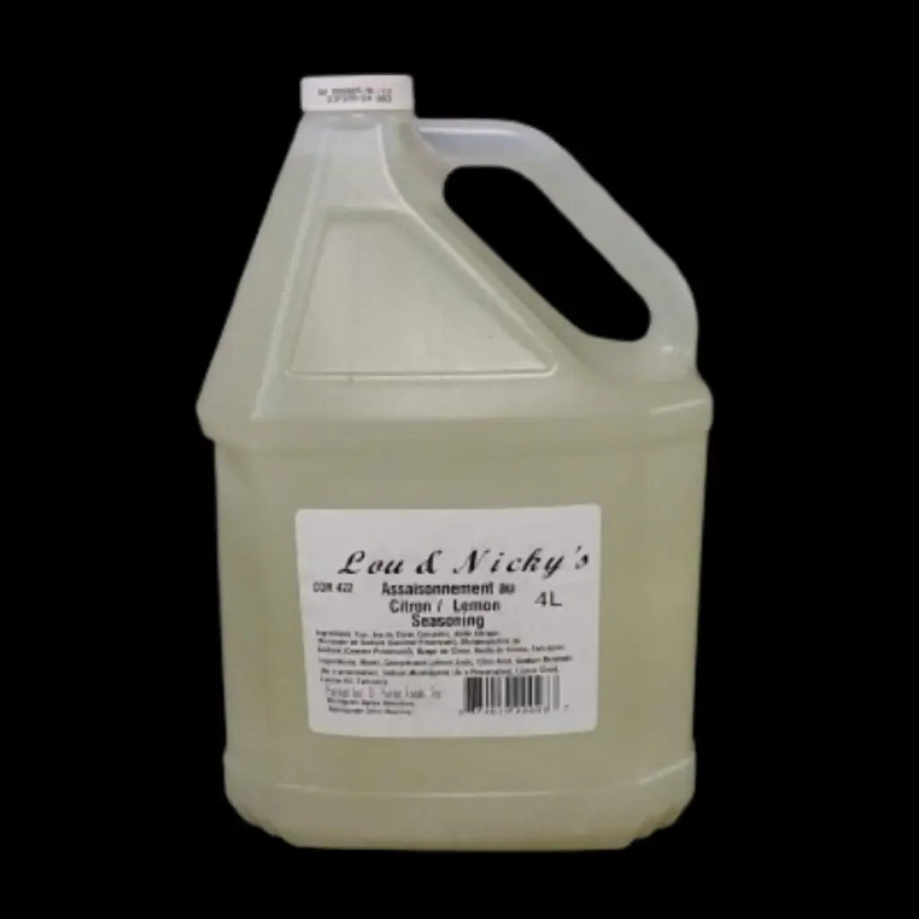 Lemon seasoning bottle 4L 4/cs