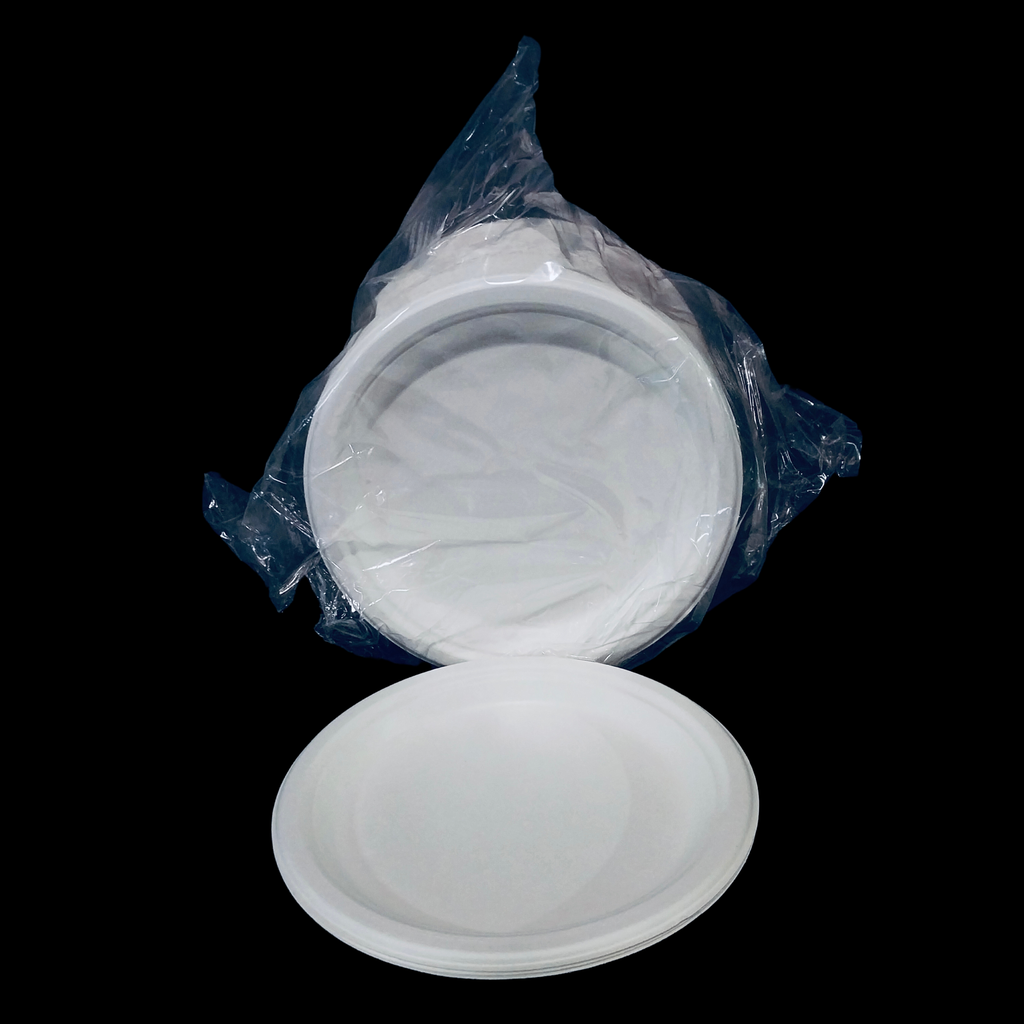 Bagasse plate 10" 500/cs