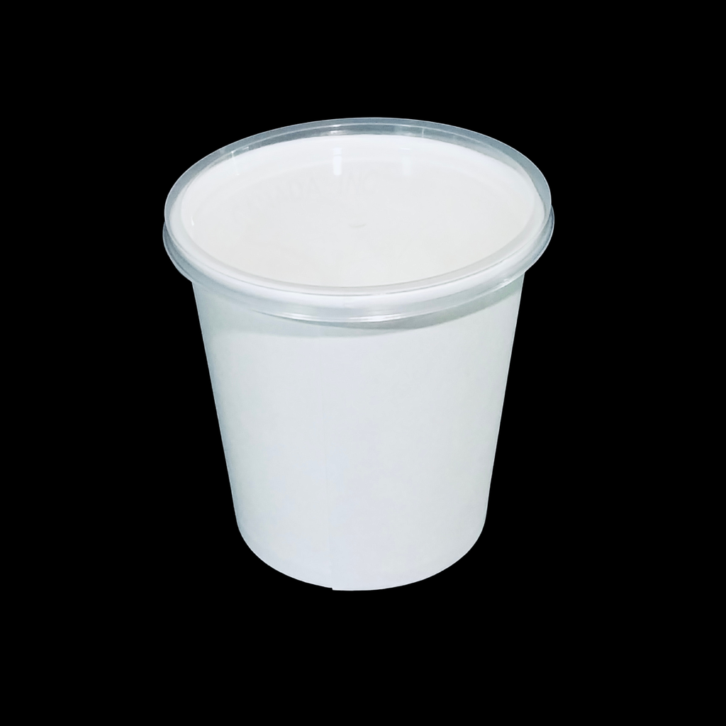 White paper bowl 24oz 500/cs