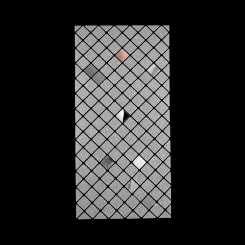 [246] Self-Adhesive Tile Mosaic Meteor 1'x2'