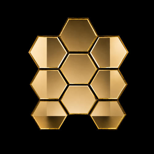 [250] Acoustic Gold Mirror Nectar 25"x31"