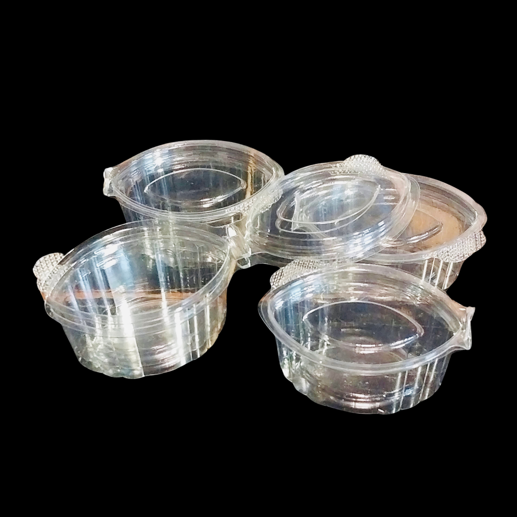 Oblong sauce cup combo 80cc 2.71oz 1000/cs