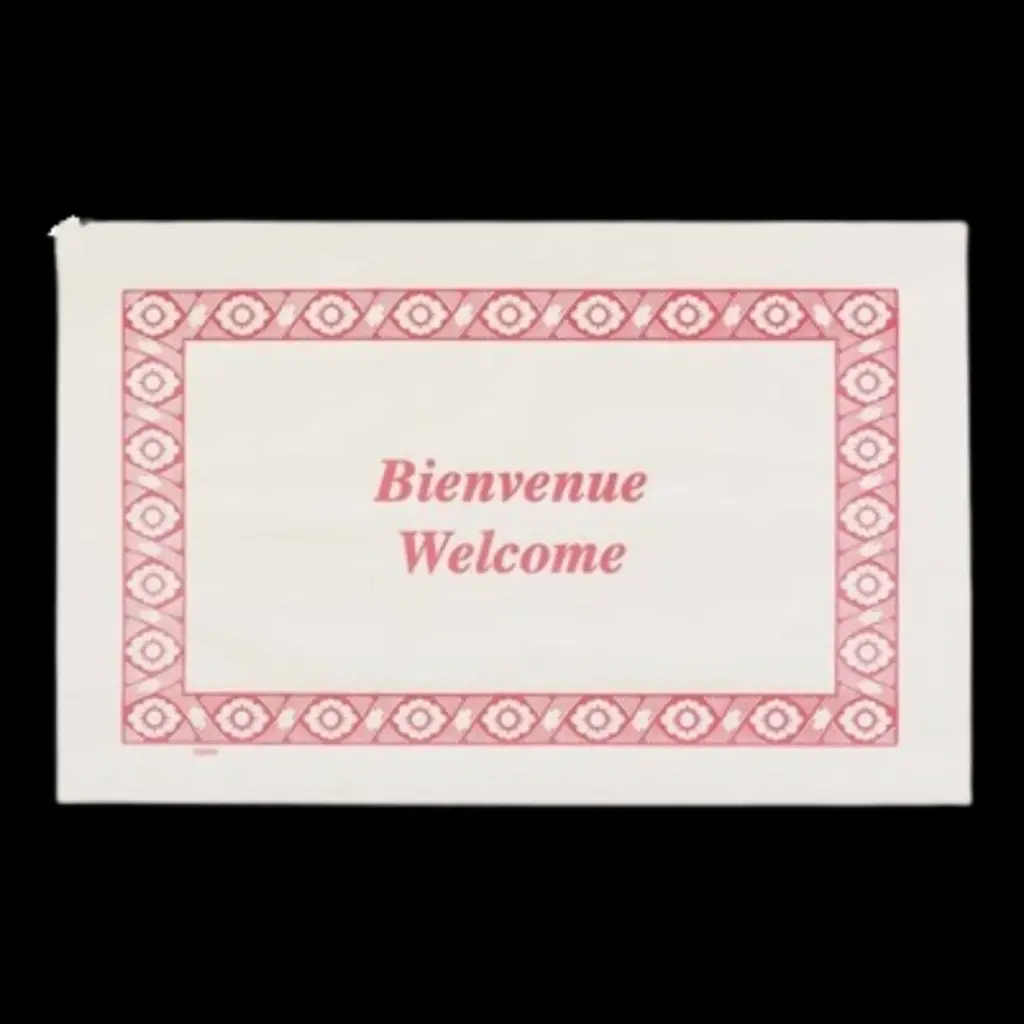 Welcome sheet green 1000/cs