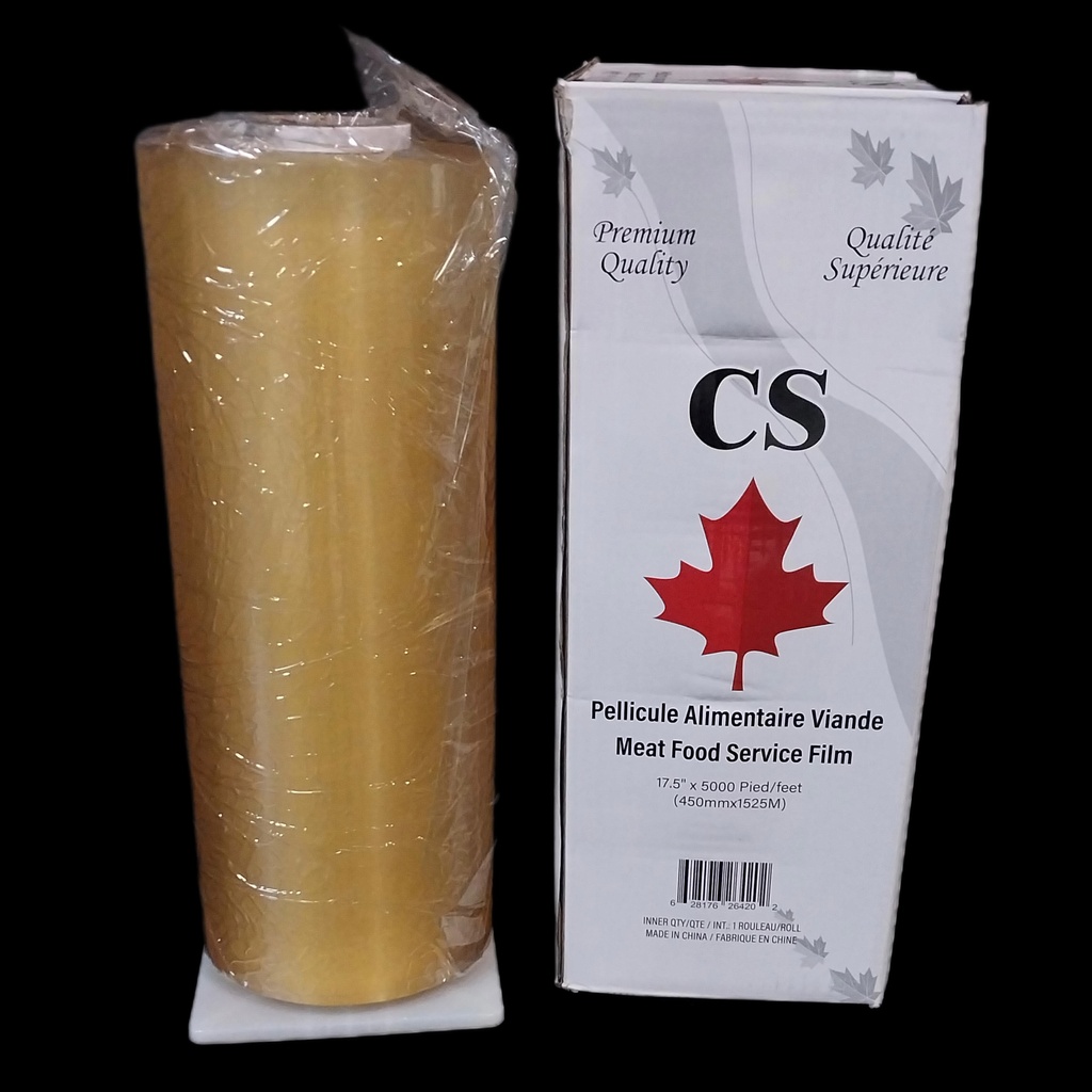 Plastic food wrap 17.5"x5000'
