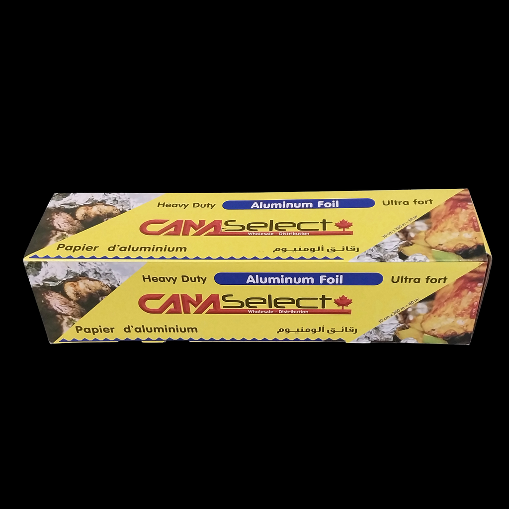 Aluminum foil 12" 30cmx200m 6/cs Canaselect