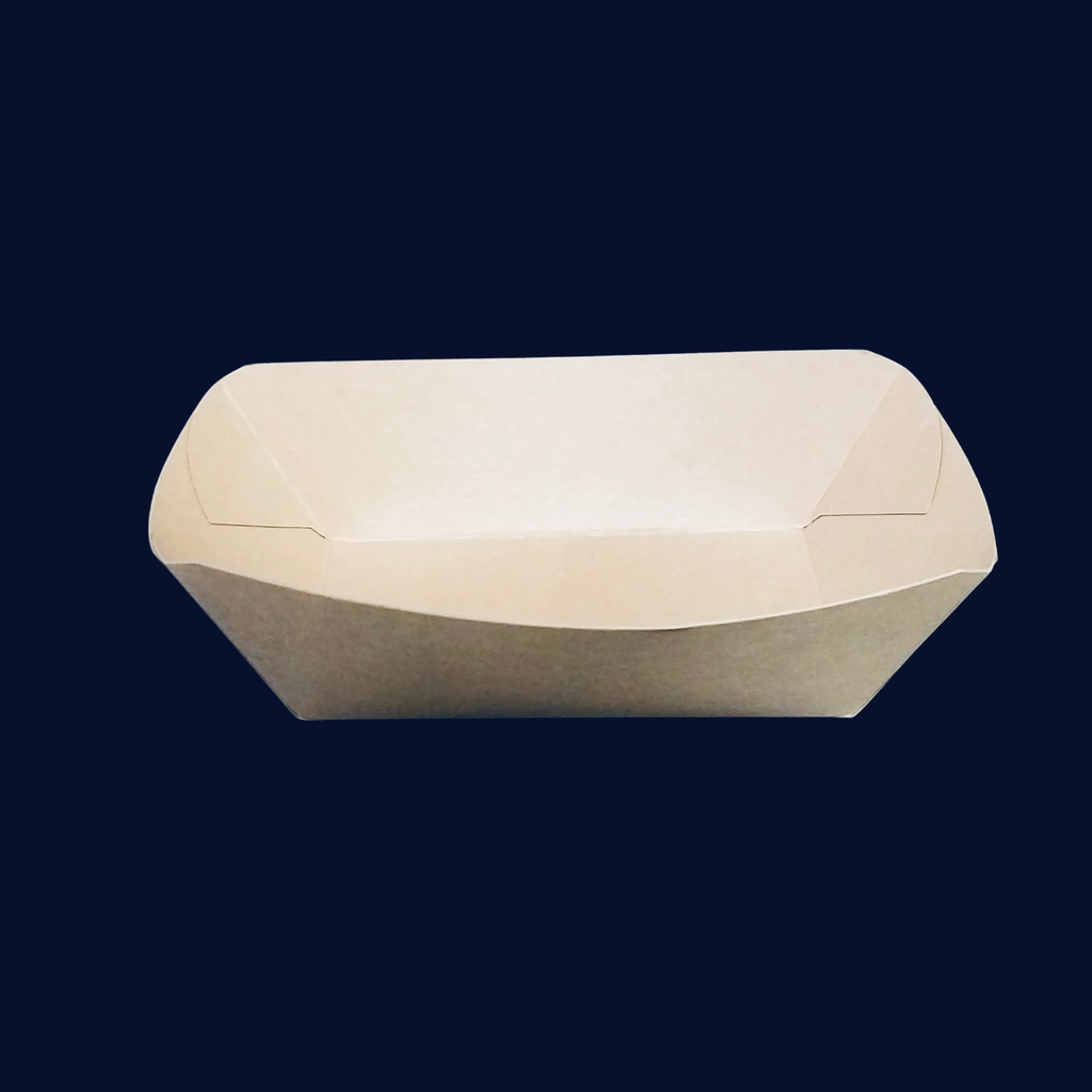 Kraft boat tray 1lb 1000/cs