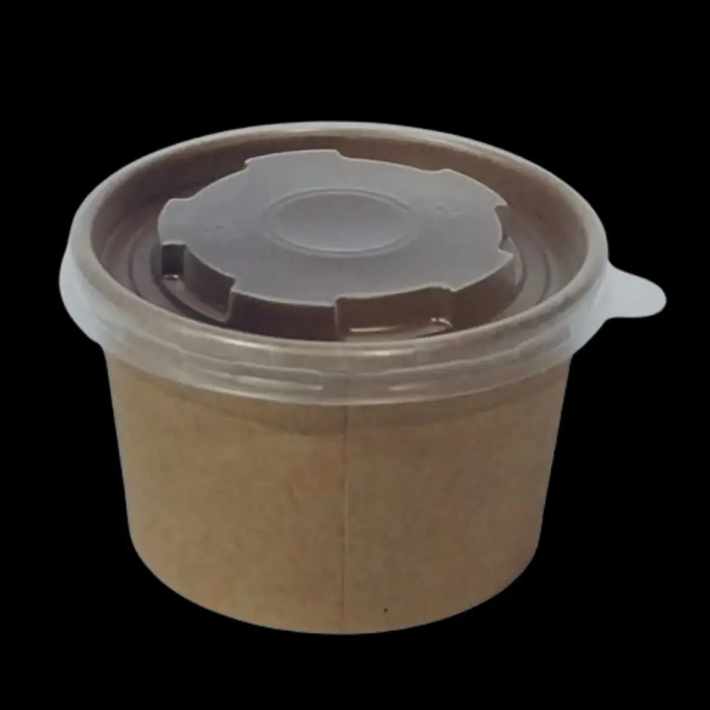 Lid for kraft bowl 4oz 1000/cs