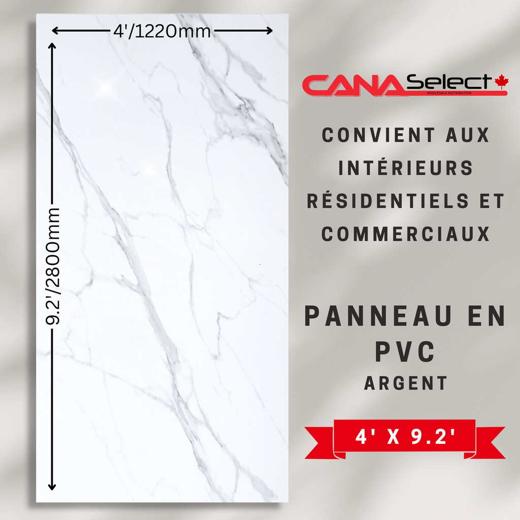 PVC No05 Silver 4'x9.2'