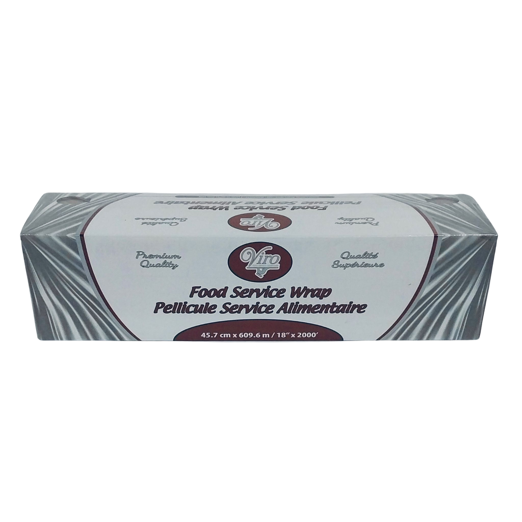 Plastic food wrap 18"x2000'