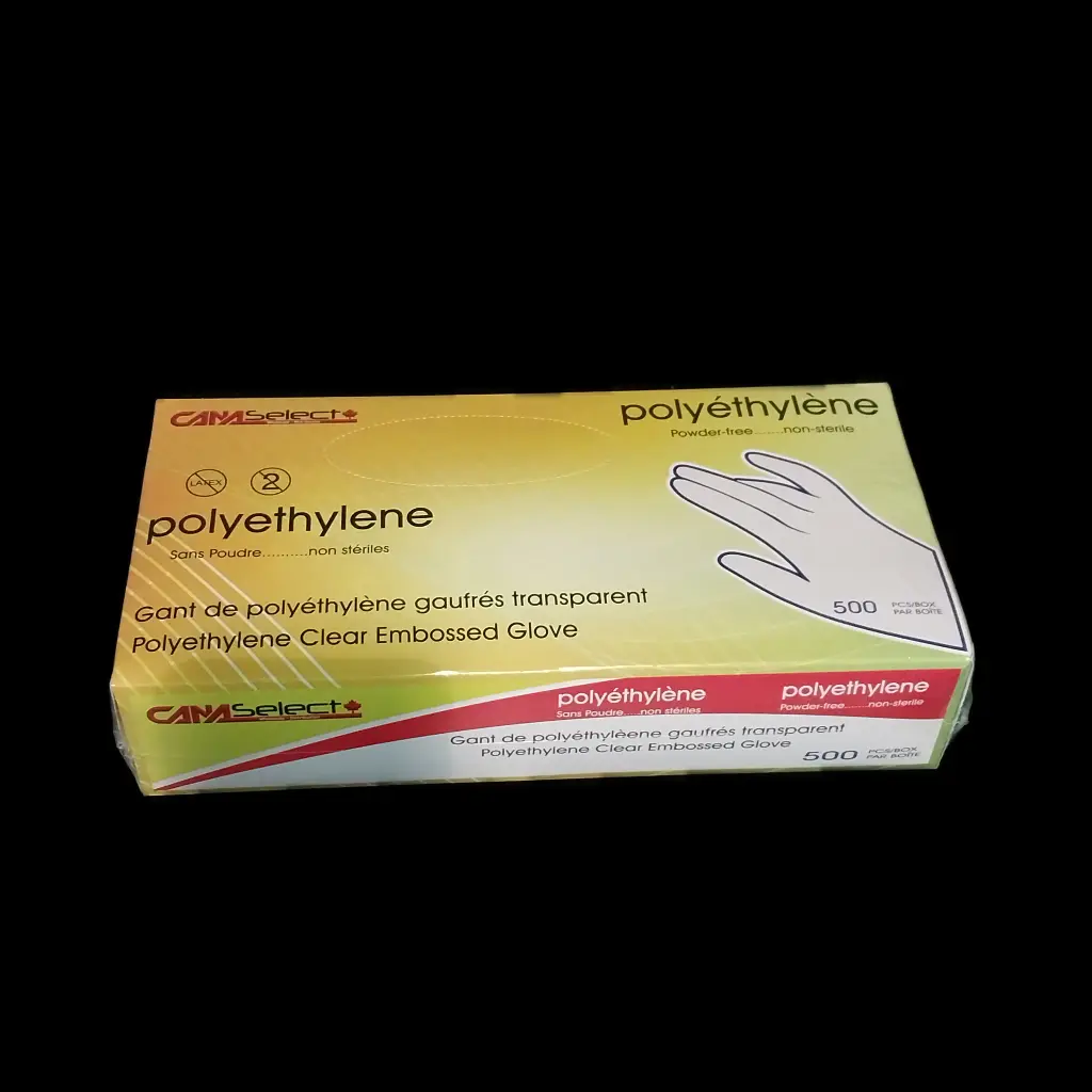 Polyethylene clear gloves 500/cs