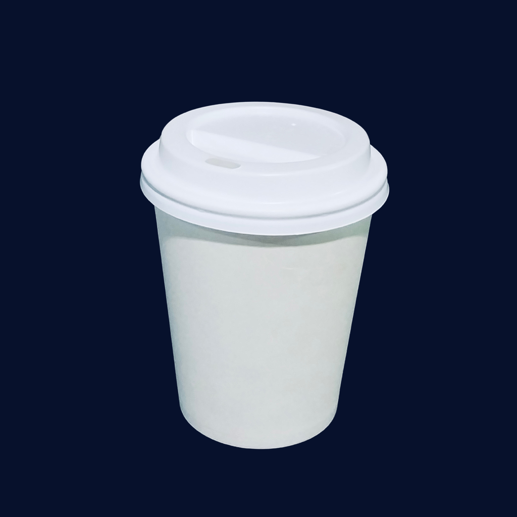 White paper coffee cup 8oz 1000/cs