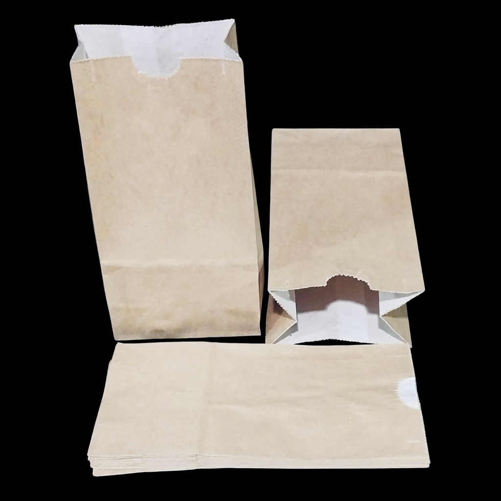 Brown paper bag 1lb double 1000/cs