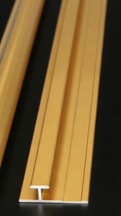 [120] Trim T-Shape Gold (3mm) 10ft