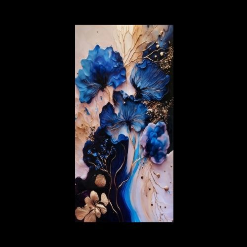 [026] PVC 3D Indigo 4'x8