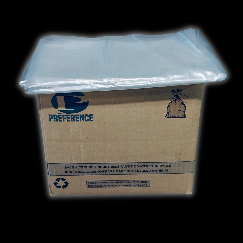 Garbage bag clear x-strong 35"x50" 100/cs