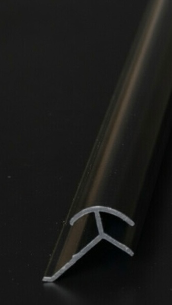 [126] Trim Outside Corner Black (8mm) 10ft