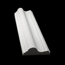 [109] PS Molding White Edge Broad 10'