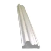 PVC Molding White B (Slim) 10'