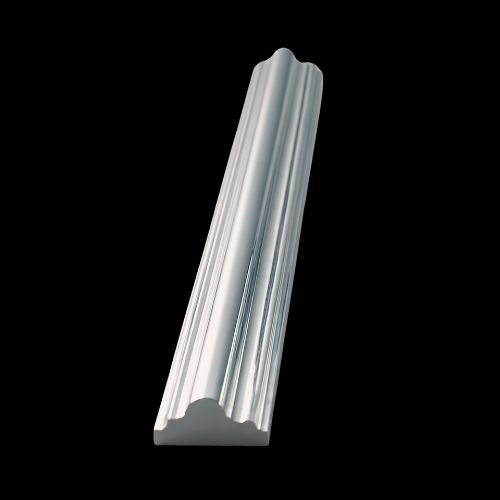 [106] PS Molding Silver Center Narrow 10'