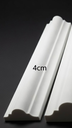 [102] PS Molding White Center Narrow 10'