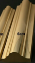 PS Molding Gold Center Broad 10'