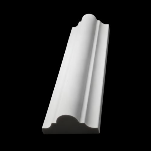 [108] PS Molding White Center Broad 10'