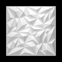 [078] 3D Wall Panel Ivory 19.7"x19.7"