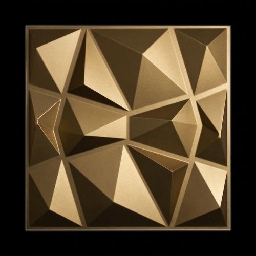 [080] 3D Wall Panel Tabac 19.7"x19.7"