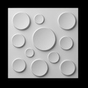 [084] 3D Wall Panel Orbit 19.7"x19.7"