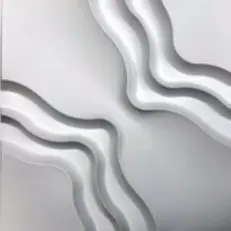 3D Wall Panel Perle 19.7"x19.7"
