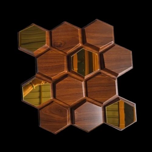 [087] 3D Wall Panel Hive 19.7"x19.7"