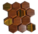 [087] 3D Wall Panel Hive 19.7"x19.7"