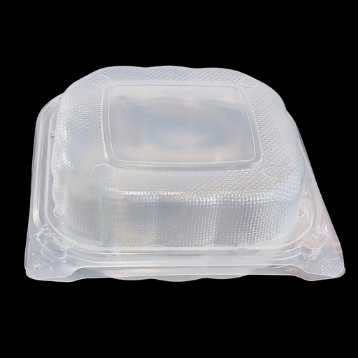 [22480] Frosted hinged clamshell 1-compartment 7" x 7" 180/cs [SL-H71C]