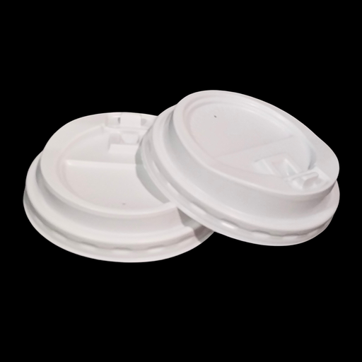 [42521] White dome lid for coffee cup 10-16oz 1000/cs