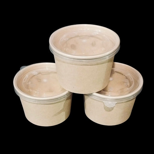 [31122] Lid for kraft bowl 8oz 500/cs