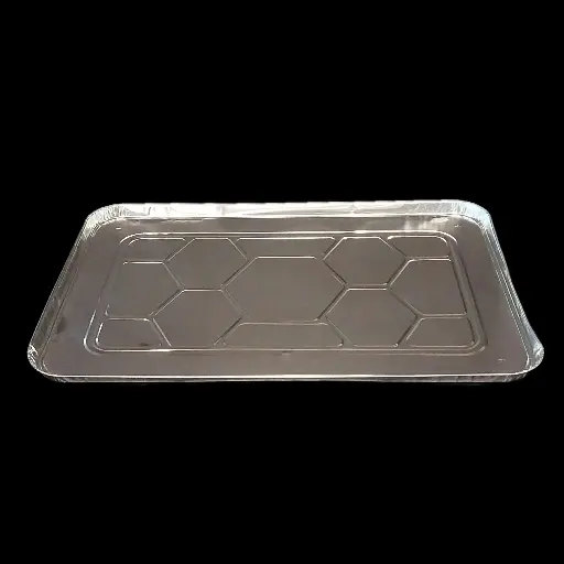 [14230] Aluminum half size pan lid 100/cs
