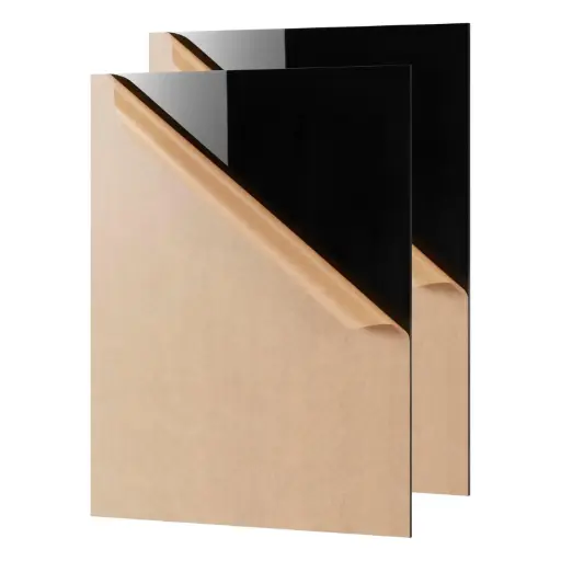 [096] Plexiglass Black 3/16" (4.5mm) 4'x8'