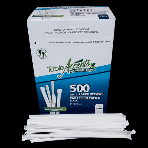 [45151] Paper straw 8" 2000/cs