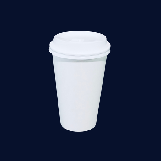 [42136] White paper coffee cup 16oz 500/cs