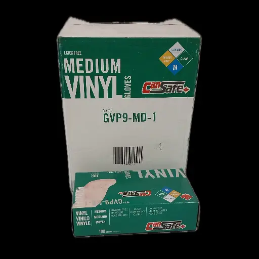 [81223] Vinyl gloves clear large 100/cs 10/cs