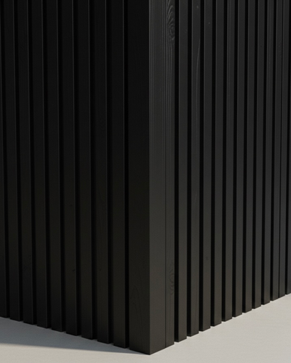[00114] [114] WPC Corner Ebony 10'