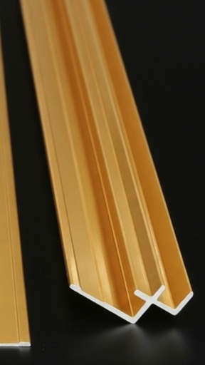 [00119] [119] Trim Inside Corner Gold (3mm) 10ft