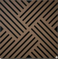 [088] Diagonal Panels Chestnut 2'x2'