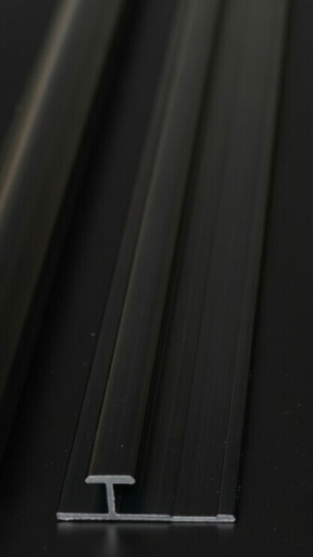 [00128] Trim T-Shape Black (8mm) 10ft