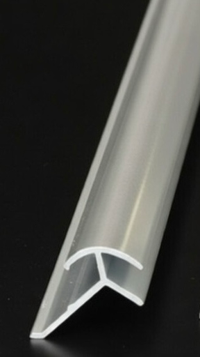 [00122] [122] Trim Outside Corner Silver (3mm) 10ft