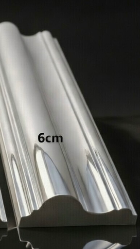 [00113] PS Molding Silver Edge Broad 10'