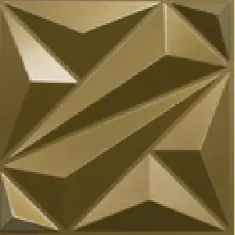 [080] 3D Wall Panel Tabac 19.7"x19.7"