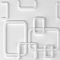 [083] 3D Wall Panel Pixel 19.7"x19.7"